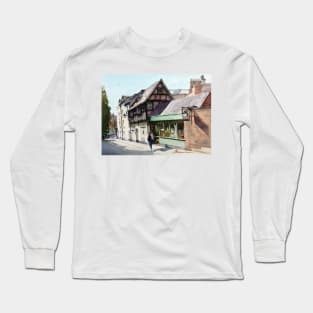 Fish Street, Shrewsbury, England Long Sleeve T-Shirt